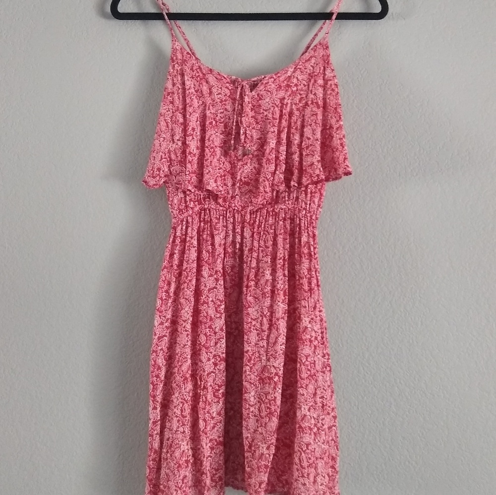 Red Patterned Dress